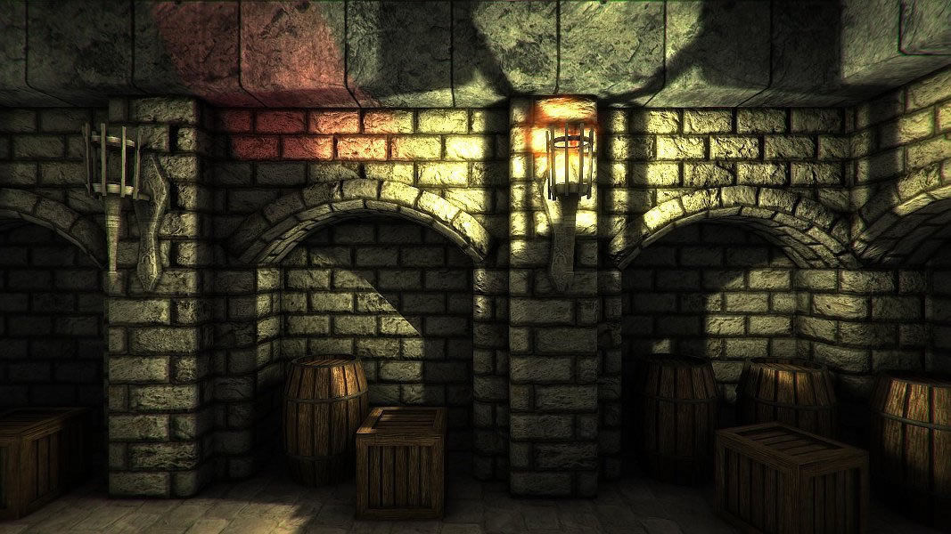 Dungeon Level Low-poly 3D model_5