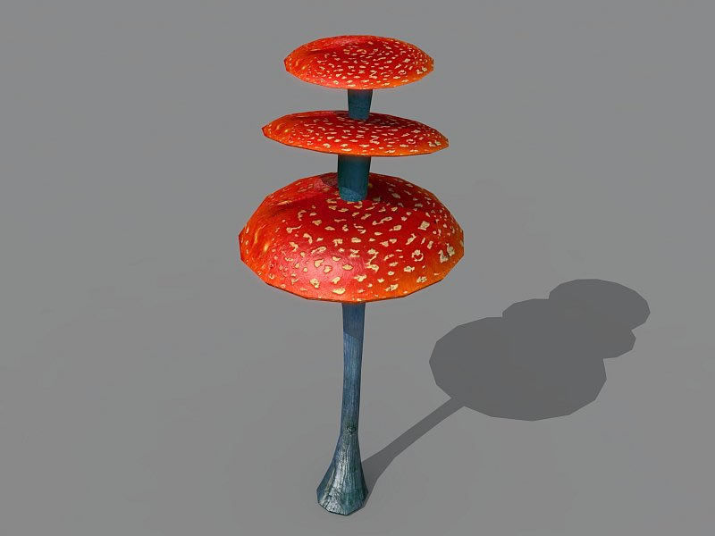 Dreamland Vegetation Low-poly 3D model_12