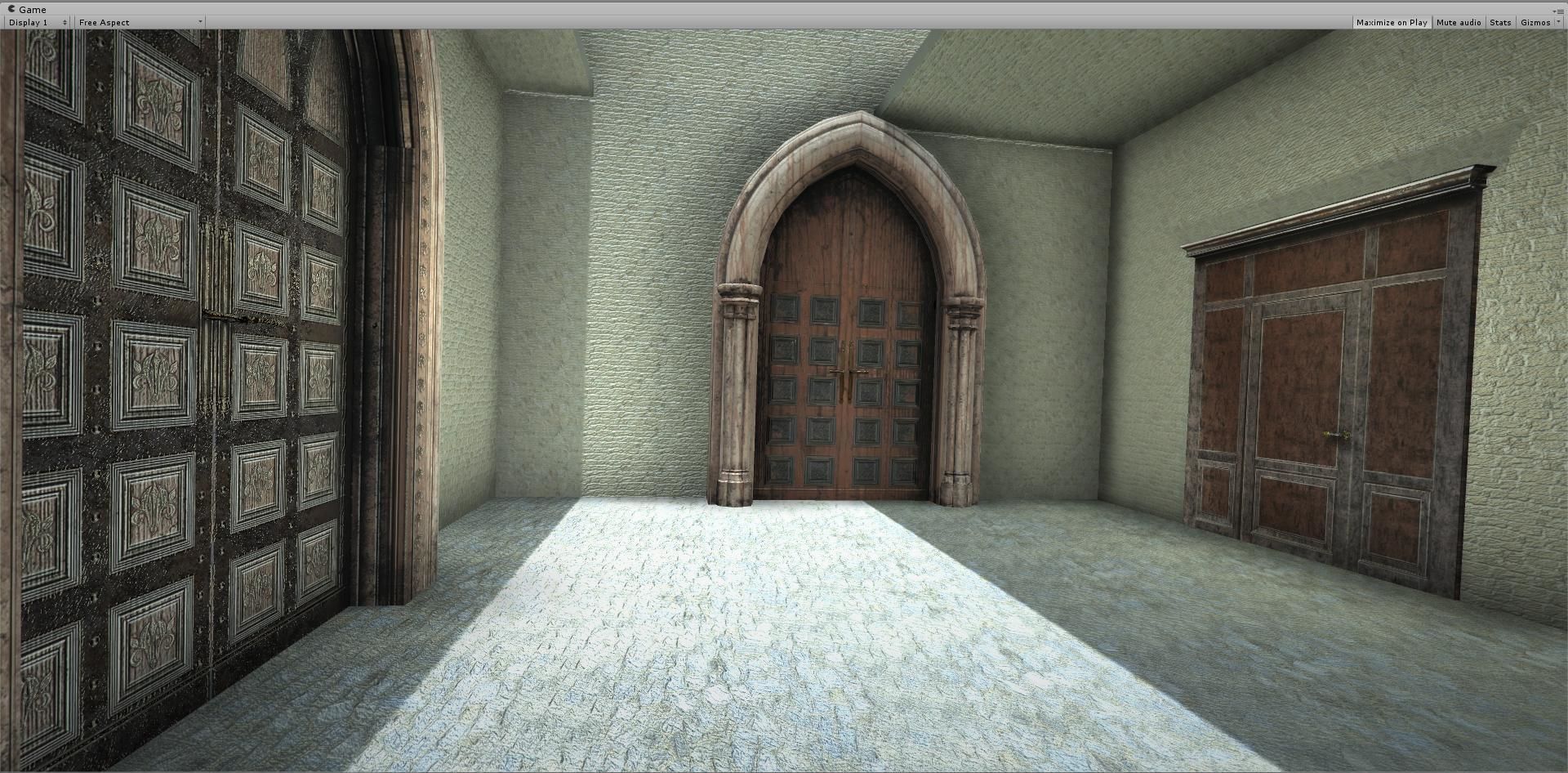 Doors 2 different and windows for sims Low-poly 3D model_15