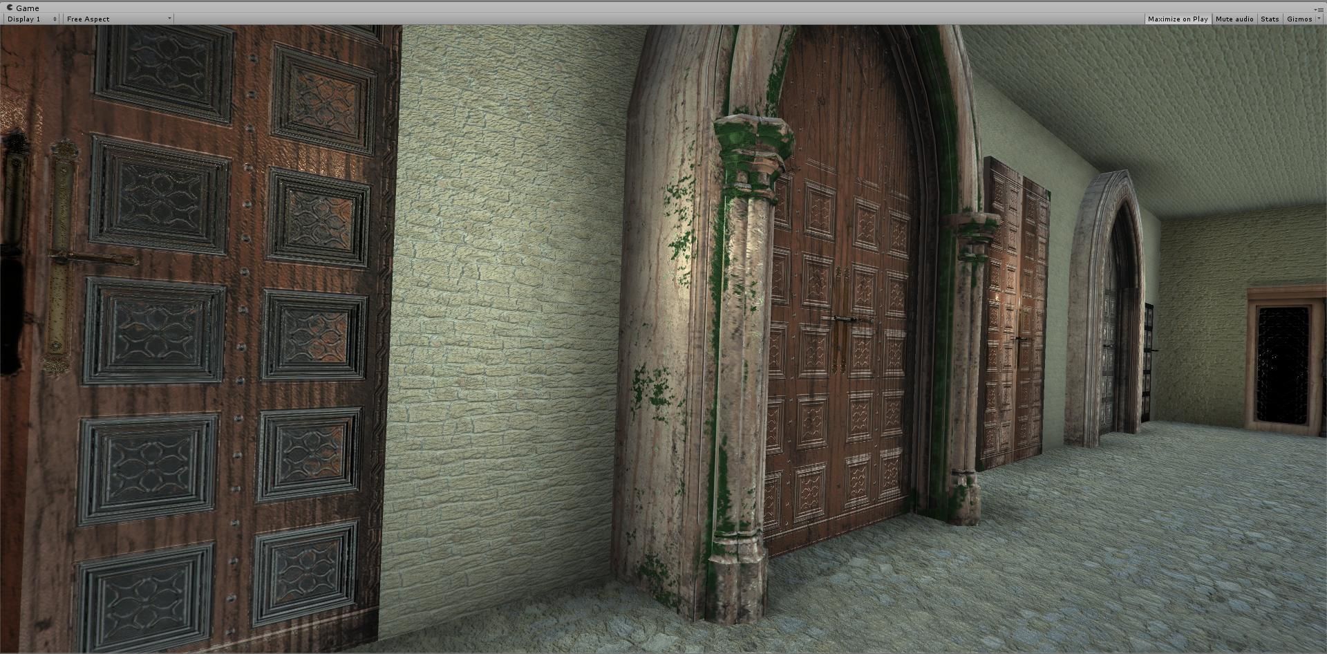 Doors 2 different and windows for sims Low-poly 3D model_7