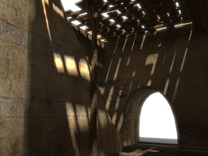 Desert Oasis Low-poly 3D model_2