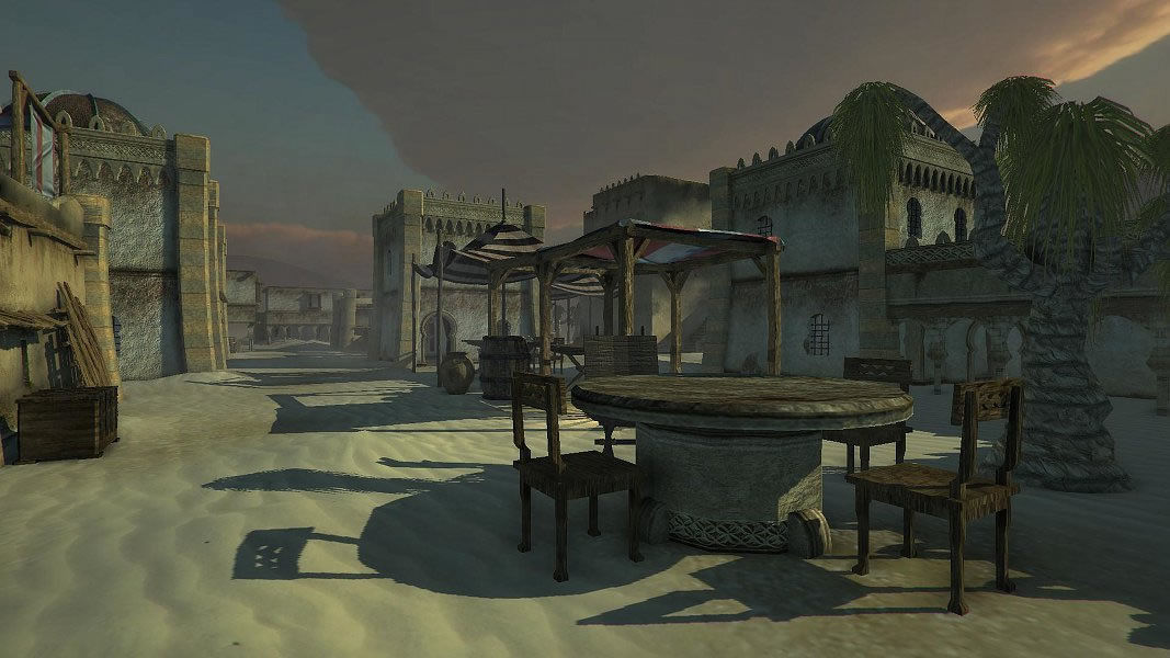 Desert Oasis Low-poly 3D model_24