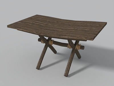 Desert Oasis Low-poly 3D model_21