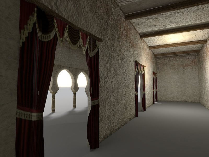 Desert Oasis Low-poly 3D model_8