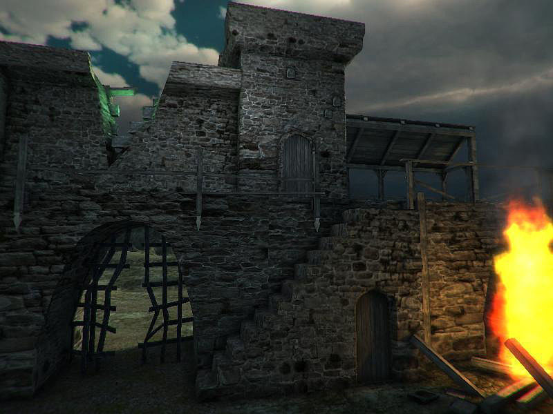 Castle Ruins Low-poly 3D model_5