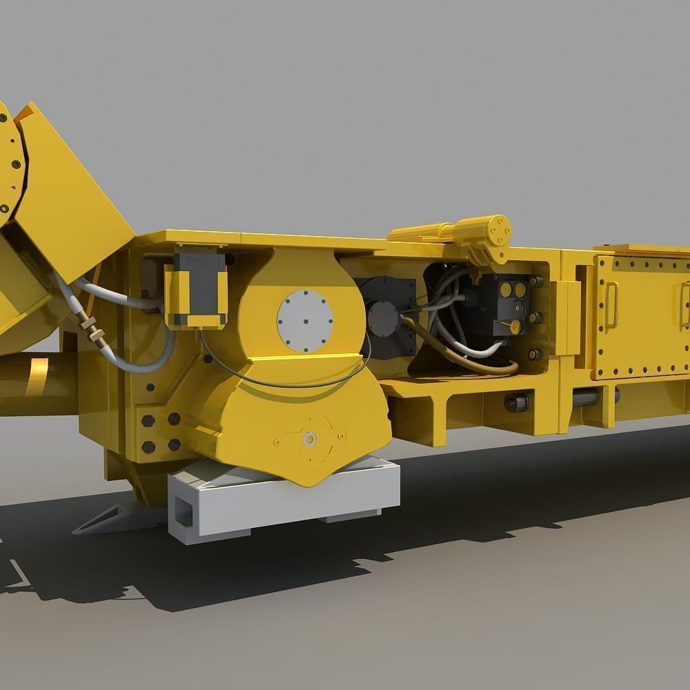 Coal Mining Machine 3D model_5