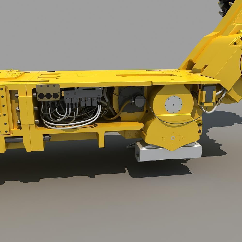 Coal Mining Machine 3D model_8
