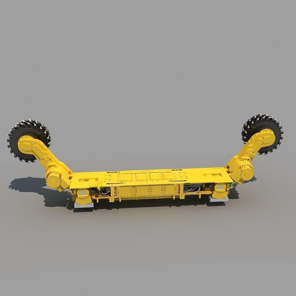 Coal Mining Machine 3D model_7