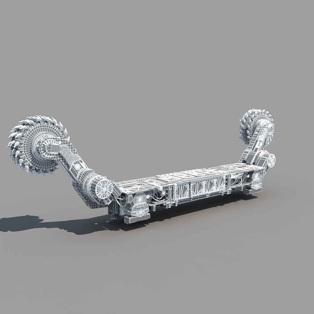 Coal Mining Machine 3D model_11