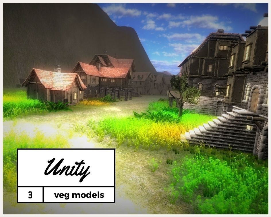 Adventure Village 3 Low-poly 3D model_1