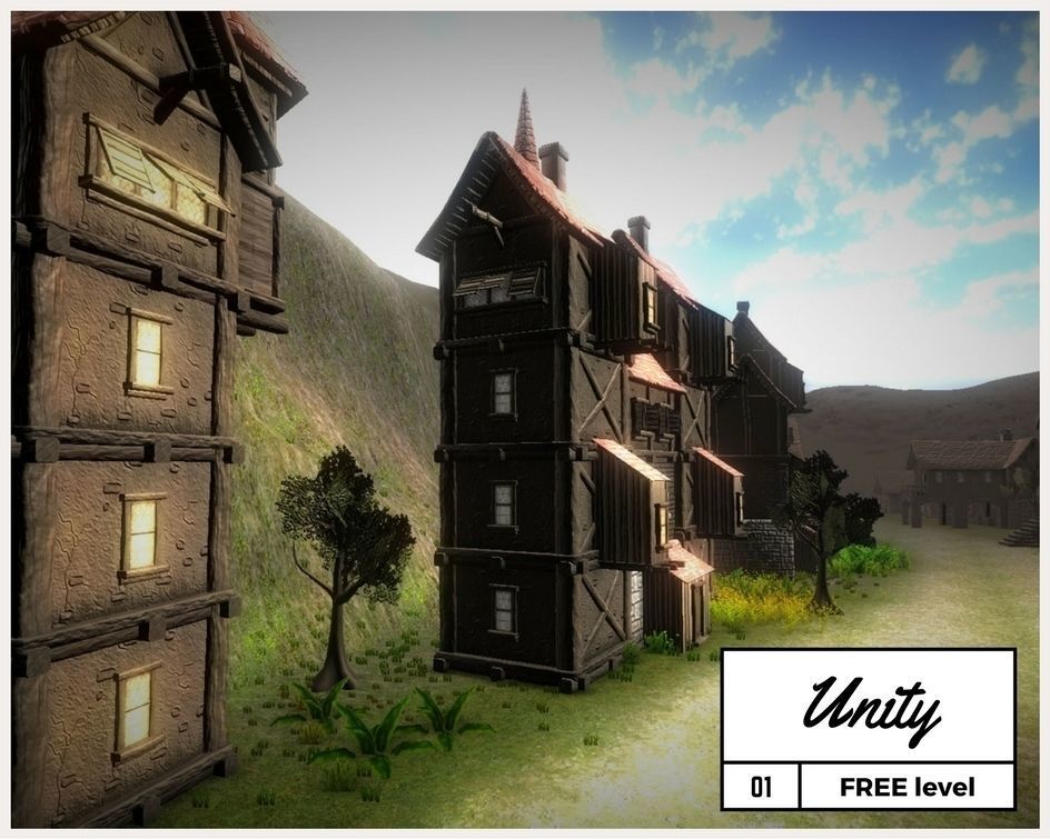 Adventure Village 3 Low-poly 3D model_7