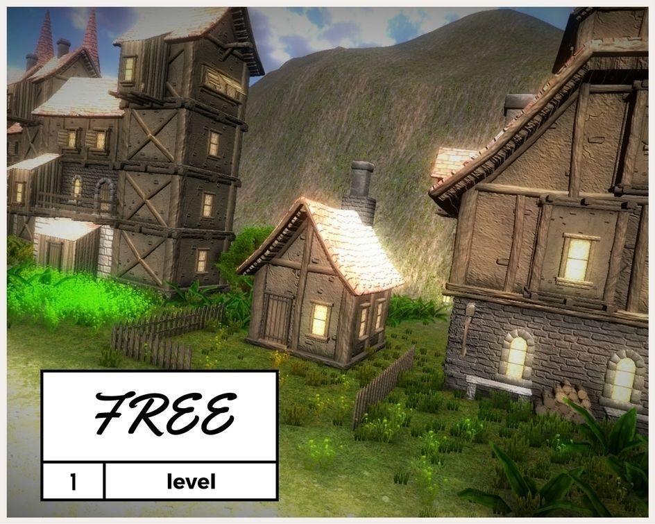 Adventure Village 3 Low-poly 3D model_16