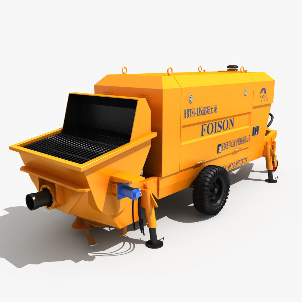 Concrete Pump 3D model_13