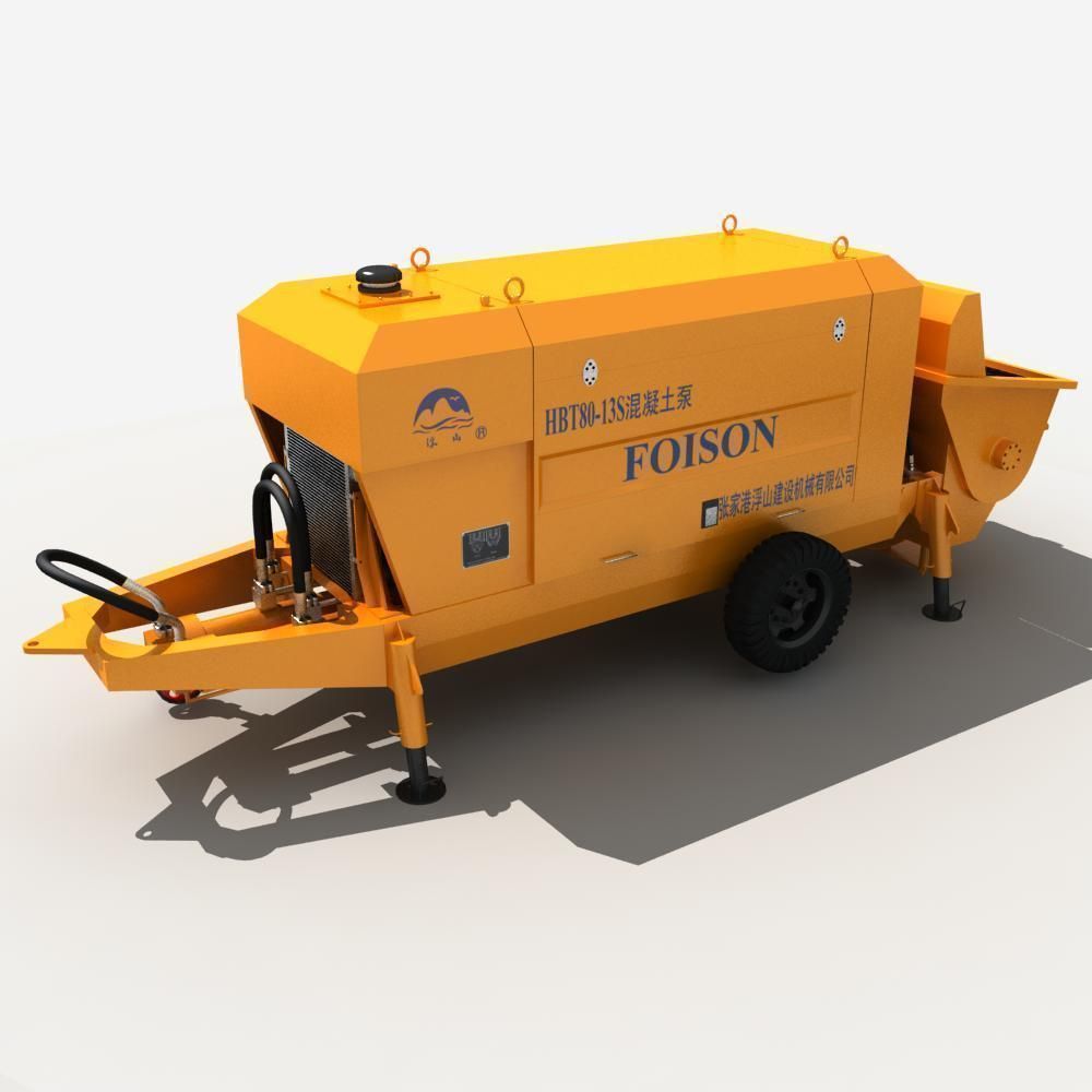 Concrete Pump 3D model_4