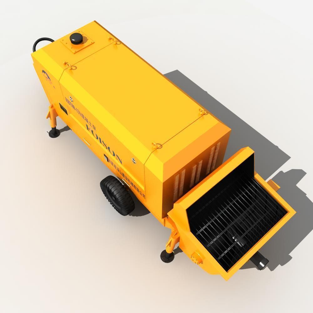 Concrete Pump 3D model_5