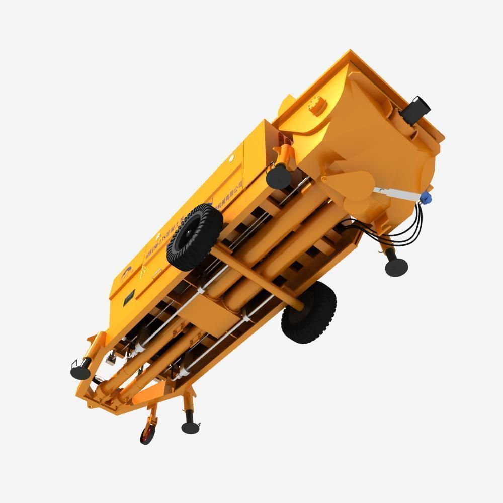 Concrete Pump 3D model_7