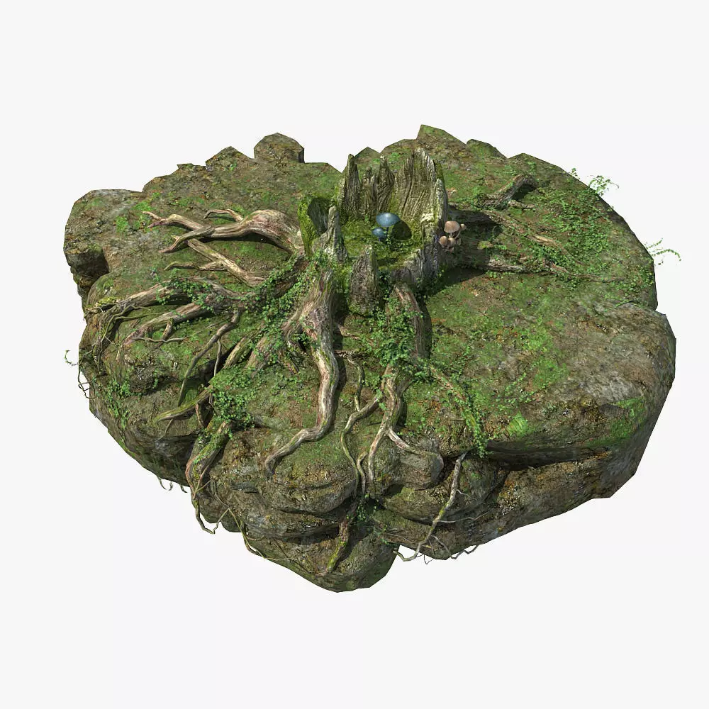 Tree Stump 3D model
