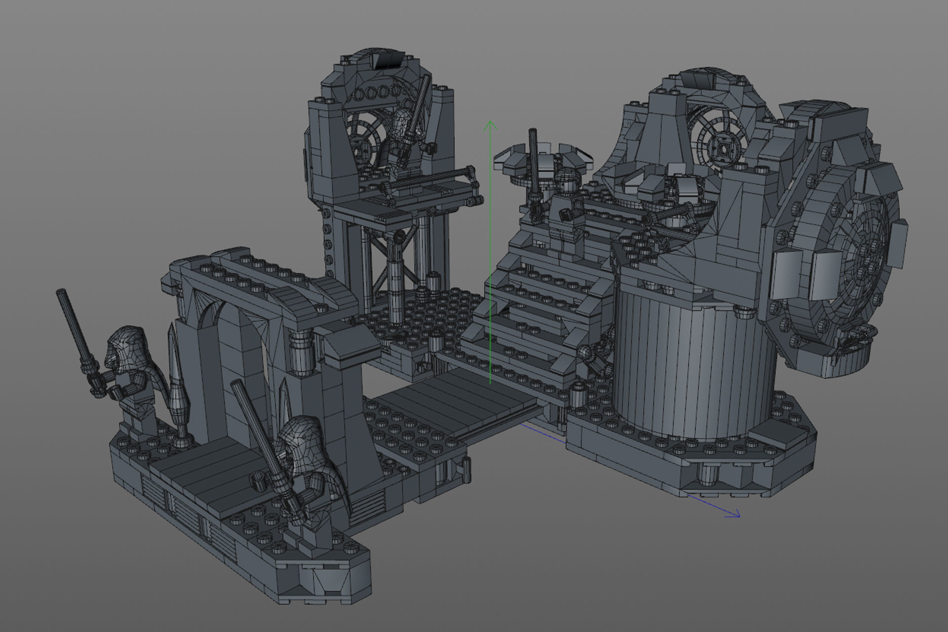 Lego star wars 3D model_11