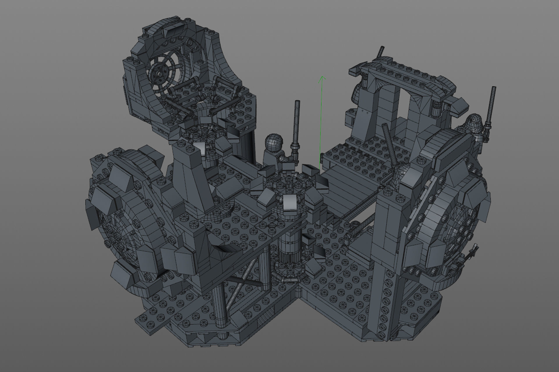 Lego star wars 3D model_10