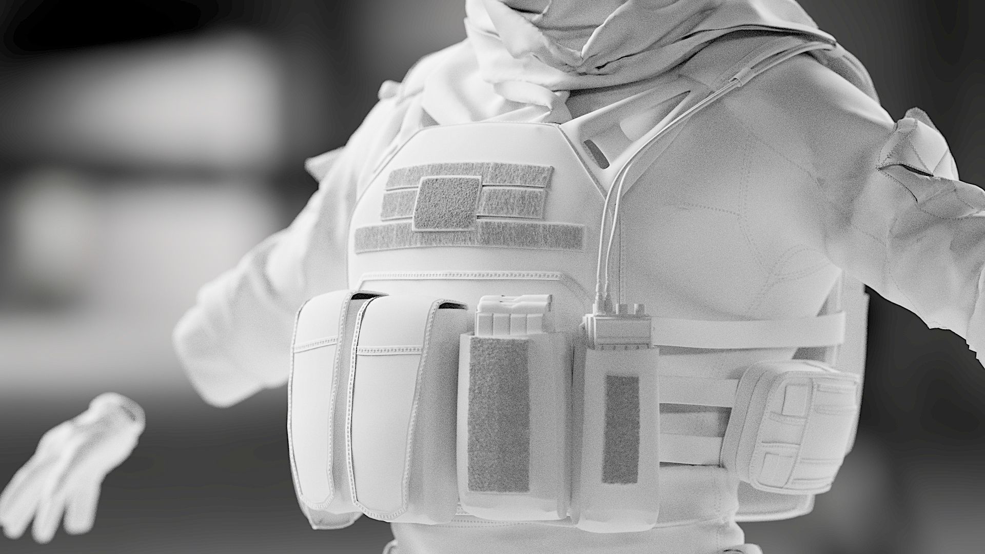 SOLDIER High Poly equipment 3D model_14