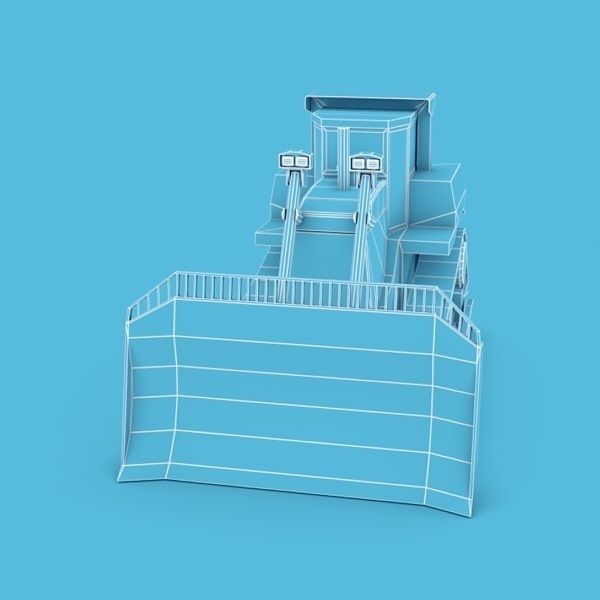 Handler Dozer Low-poly 3D model_14
