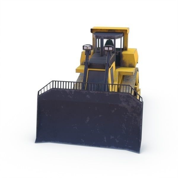 Handler Dozer Low-poly 3D model_13