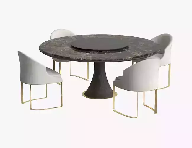 Longhi David table and Daphne chair