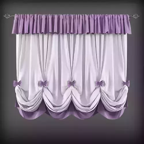 Curtain 3D model 310