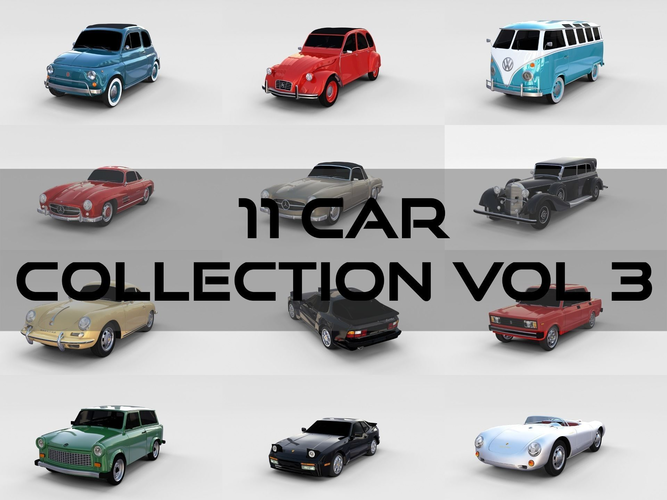 Car Collection Vol 3 3D model