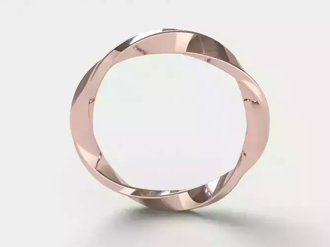Ringmodel146 - Mobius Band ring