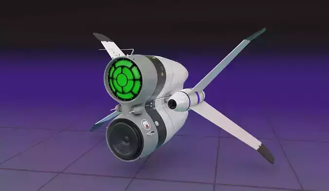 Membran Space Ship 3D model