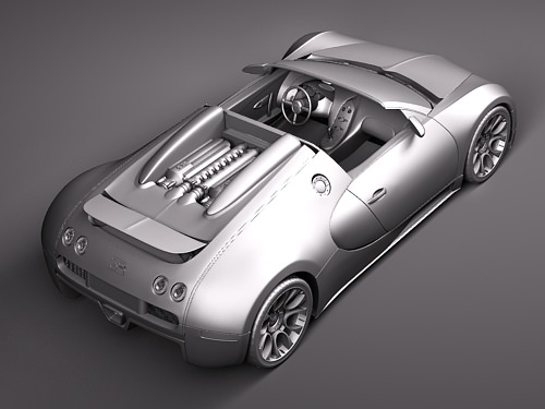 bugatti veyron gt 2010 3D model_9