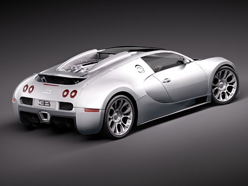 bugatti veyron gt 2010 3D model_4