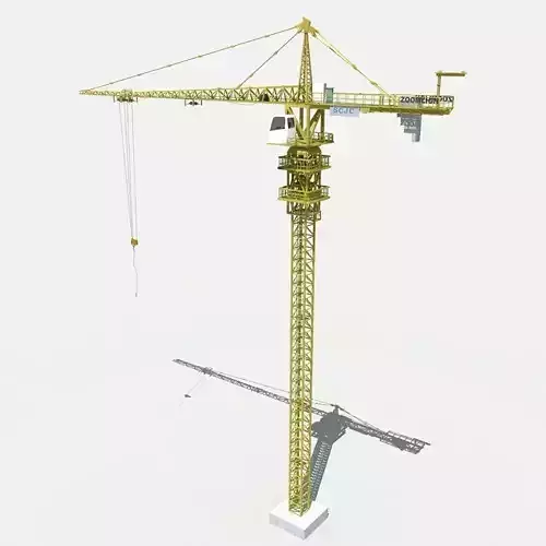 Tower Crane 3D model