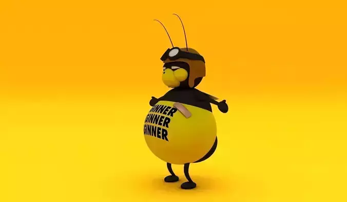 Bee Figure 3D model