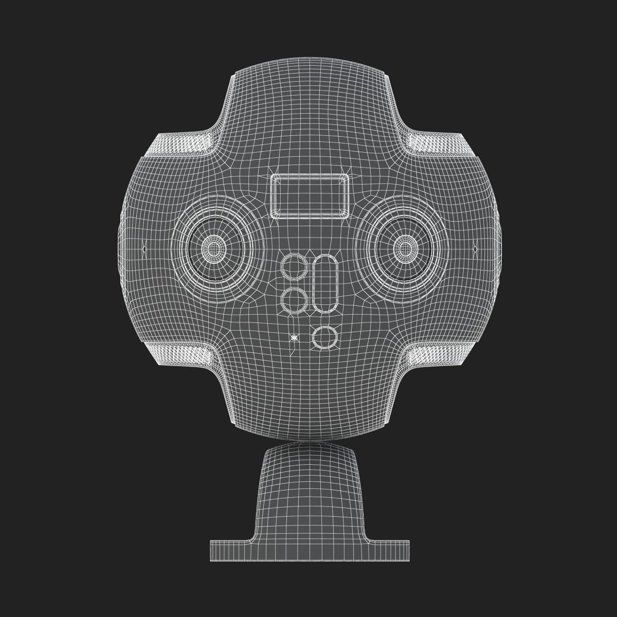 Insta360 Pro 360 Degree Camera 3D model_11
