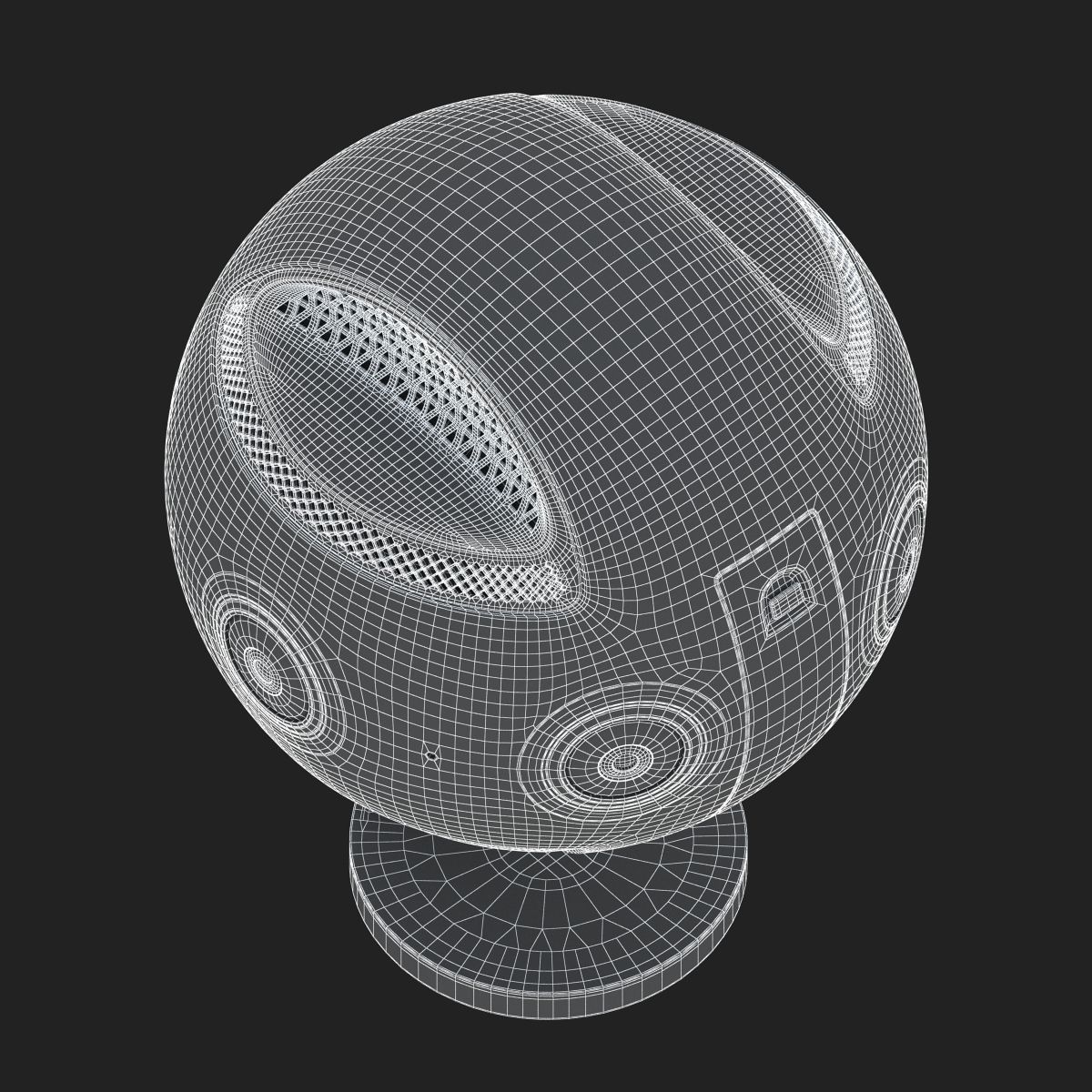 Insta360 Pro 360 Degree Camera 3D model_12