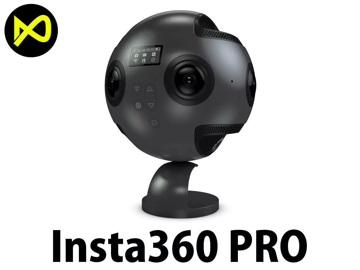 Insta360 Pro 360 Degree Camera 3D model_0