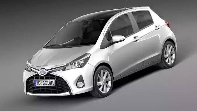 Toyota Yaris 2015 3D model