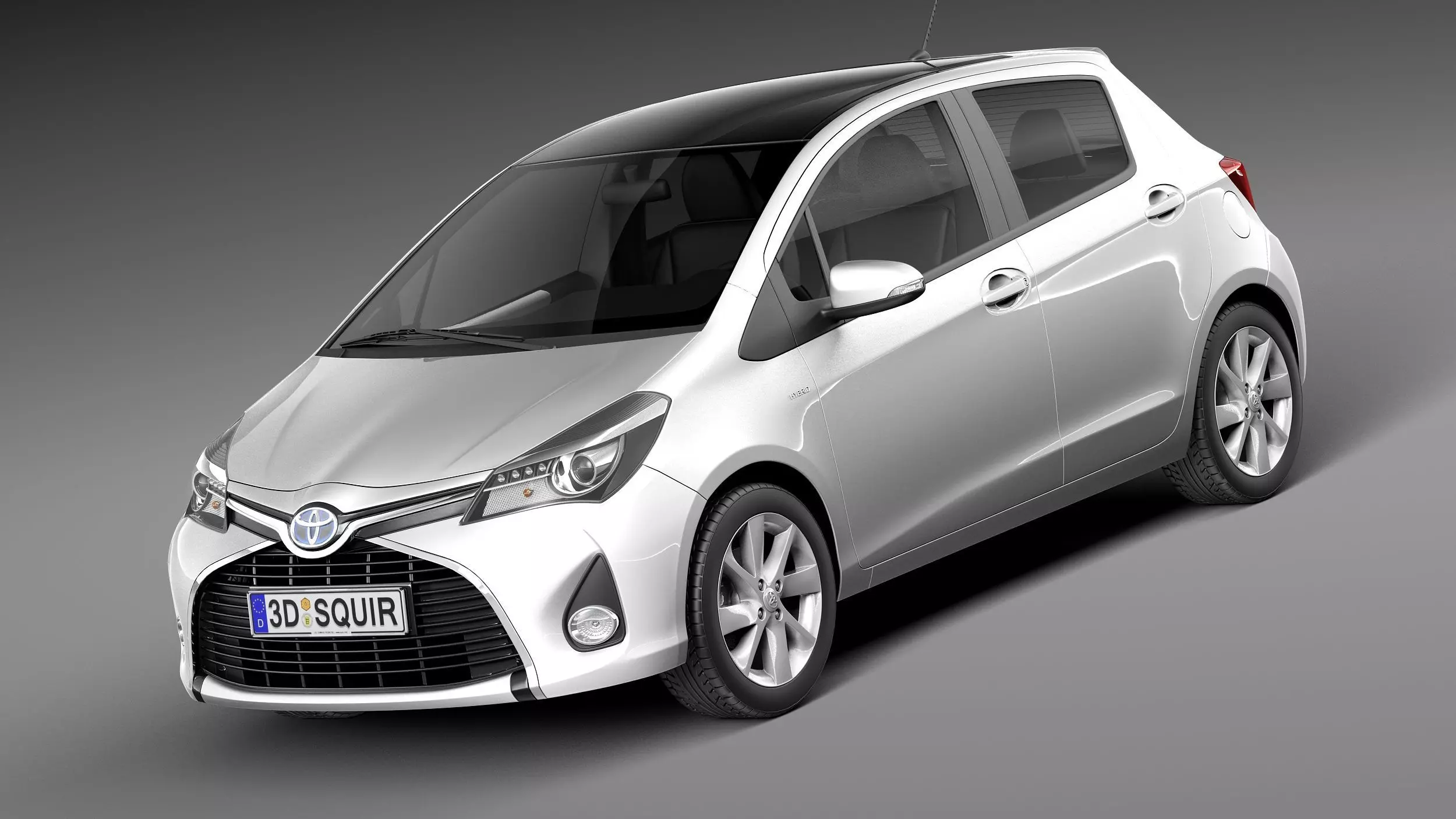 Toyota Yaris 2015 3D model_0