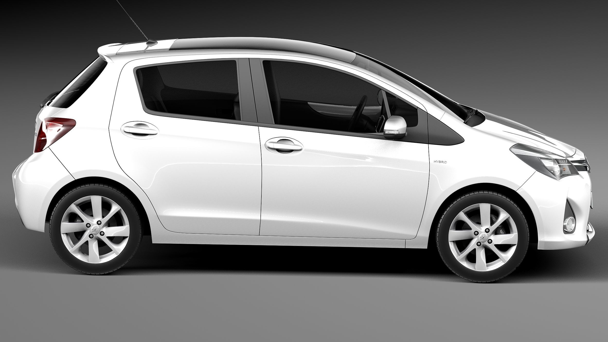 Toyota Yaris 2015 3D model_6