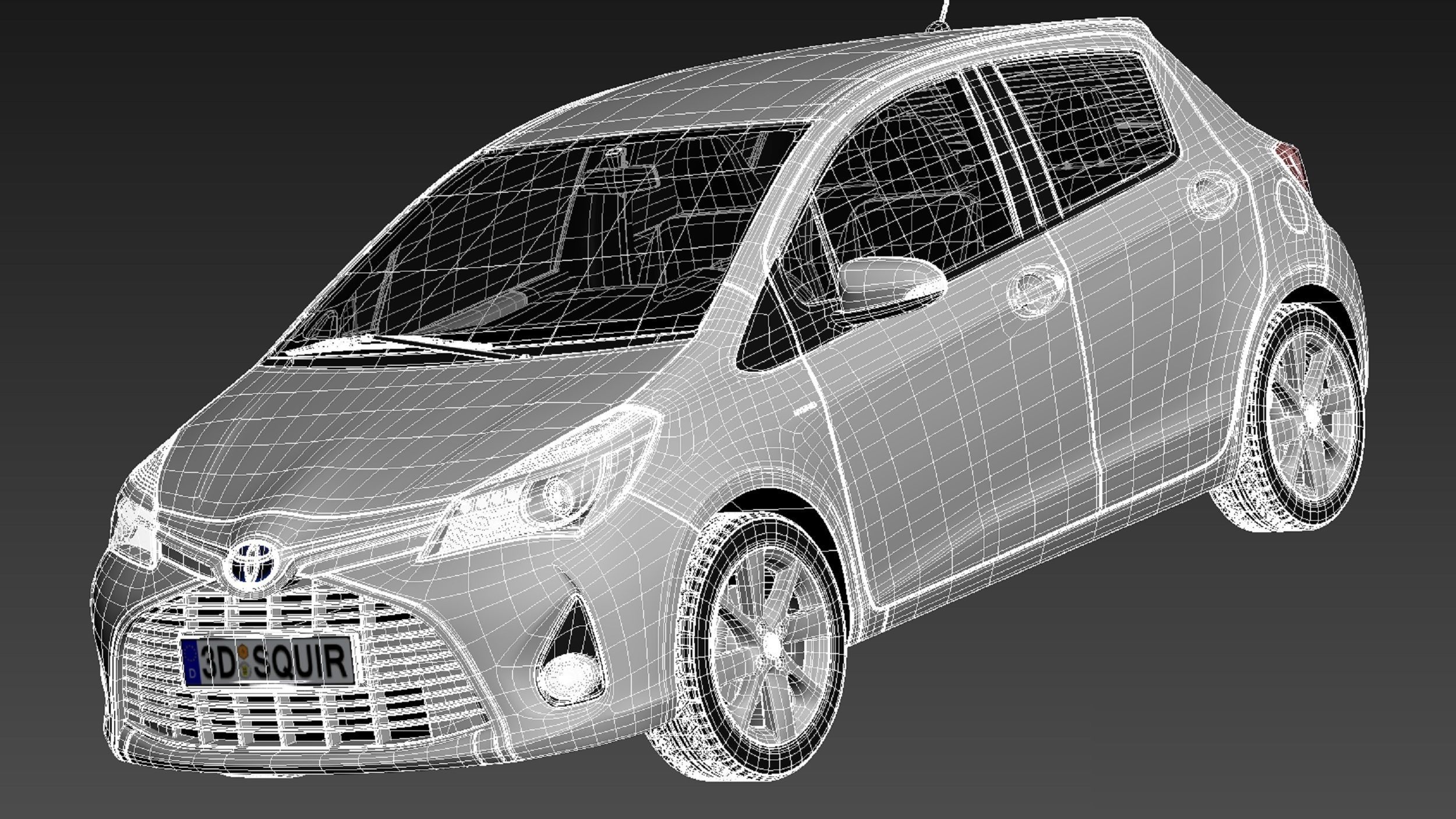 Toyota Yaris 2015 3D model_18
