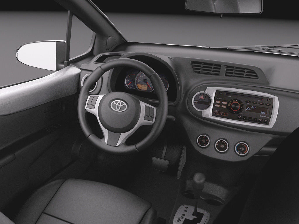 Toyota Yaris 2015 3D model_9