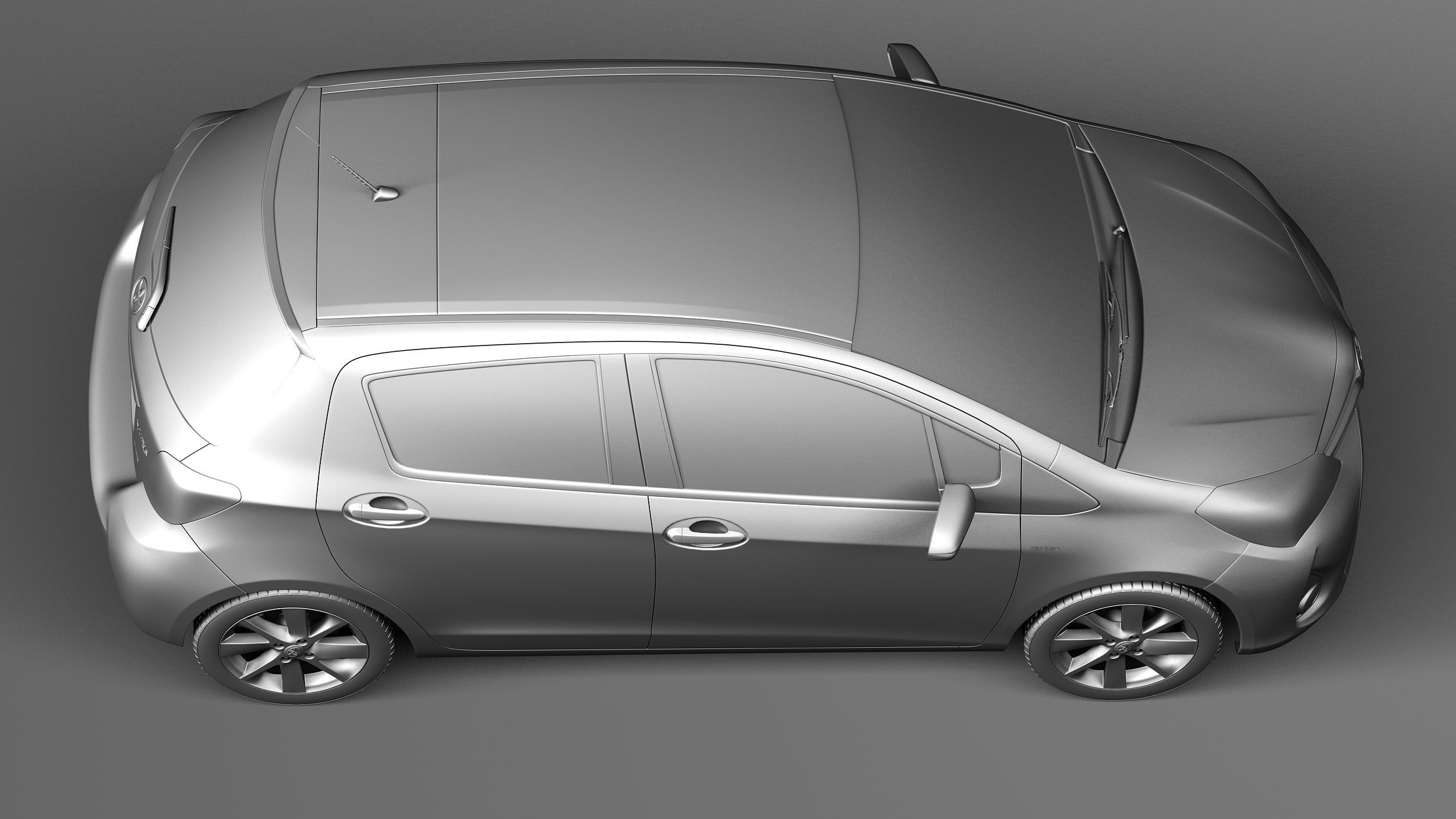 Toyota Yaris 2015 3D model_17