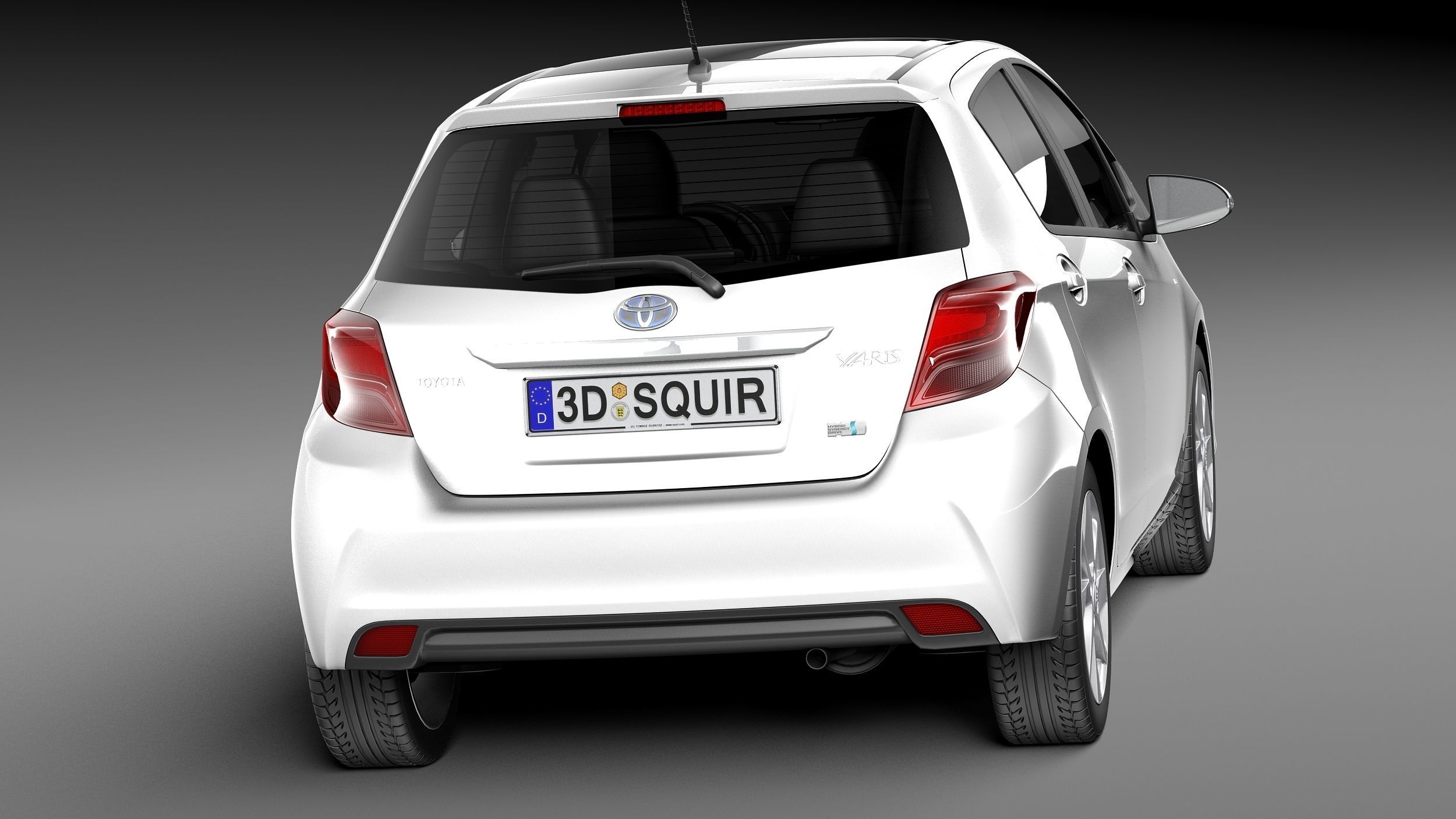 Toyota Yaris 2015 3D model_5