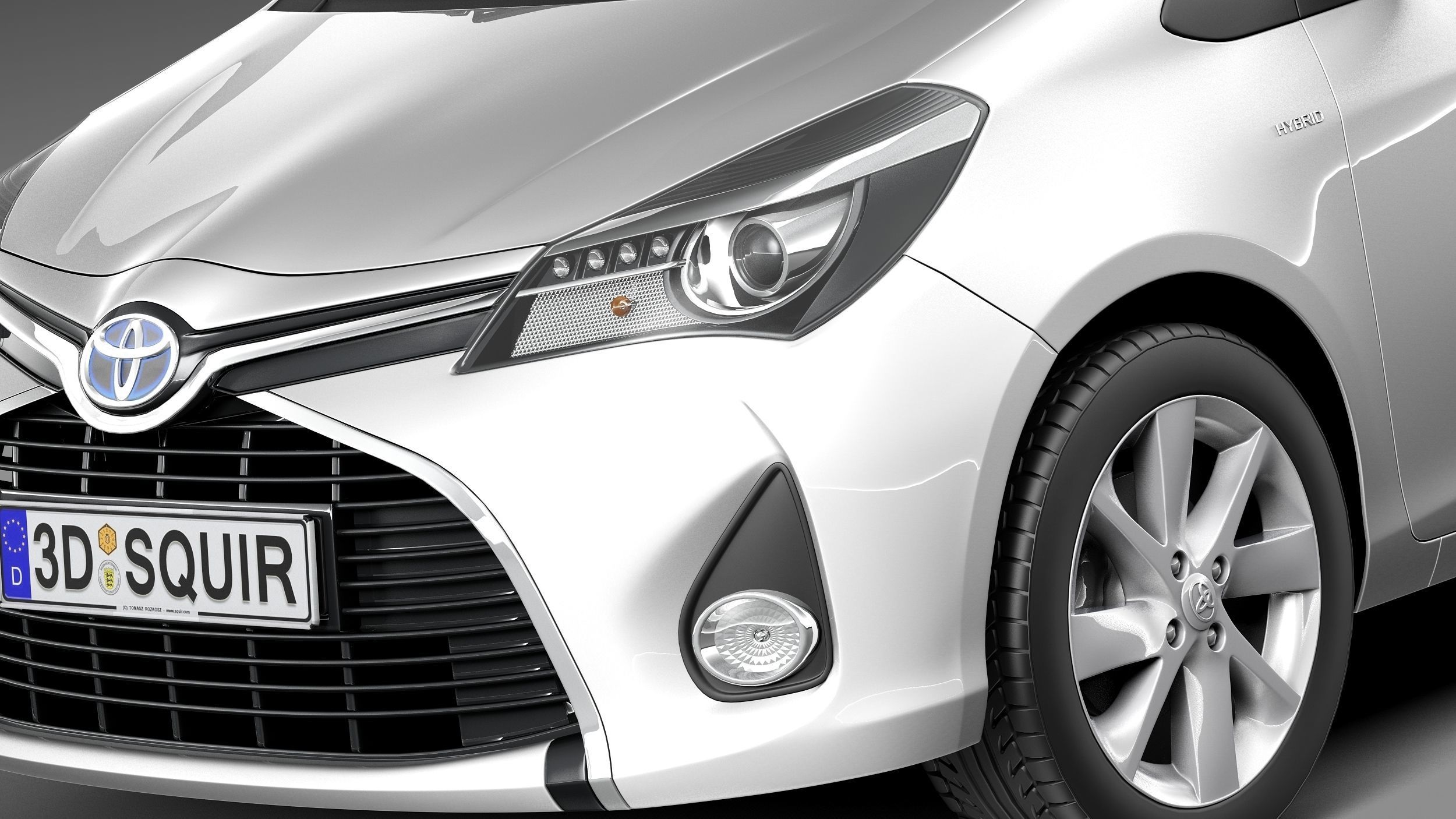 Toyota Yaris 2015 3D model_2