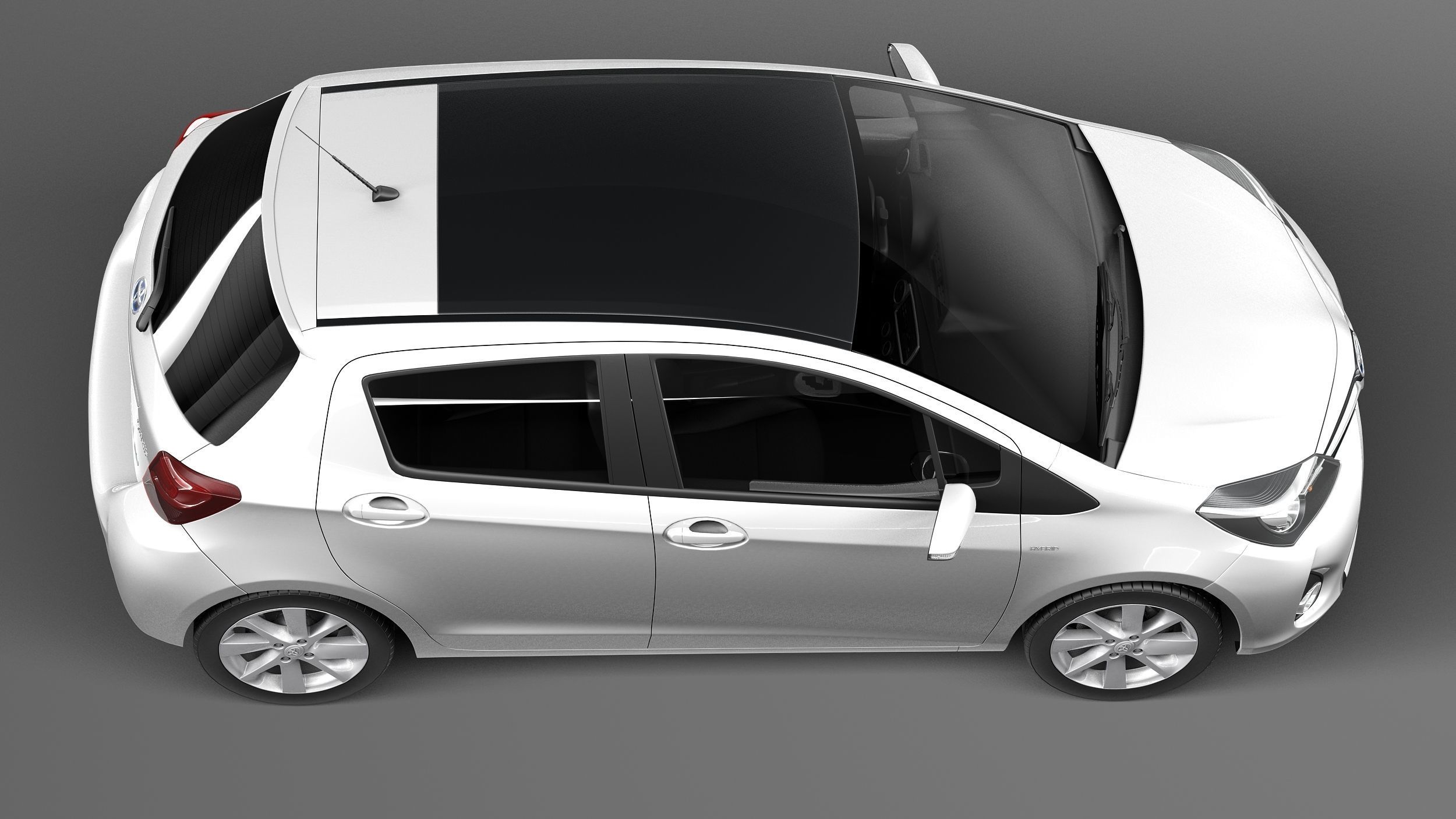 Toyota Yaris 2015 3D model_7