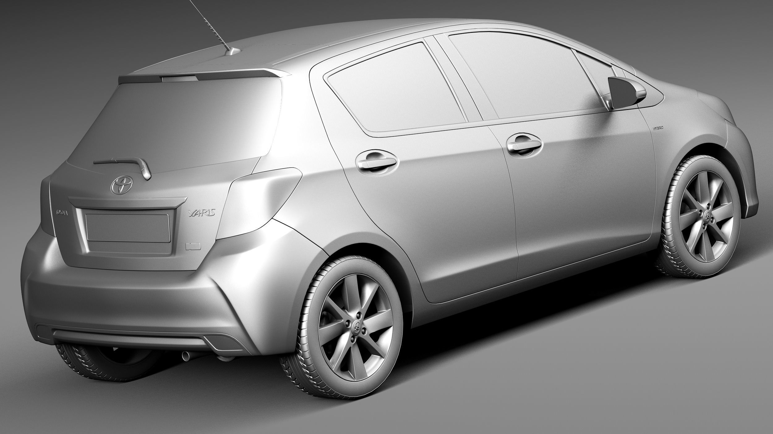 Toyota Yaris 2015 3D model_14