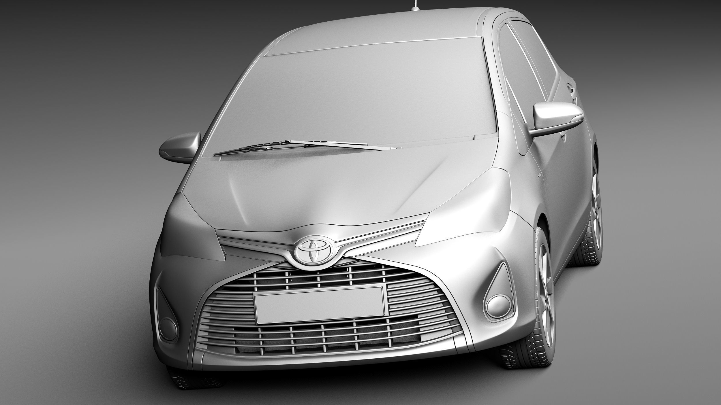 Toyota Yaris 2015 3D model_11