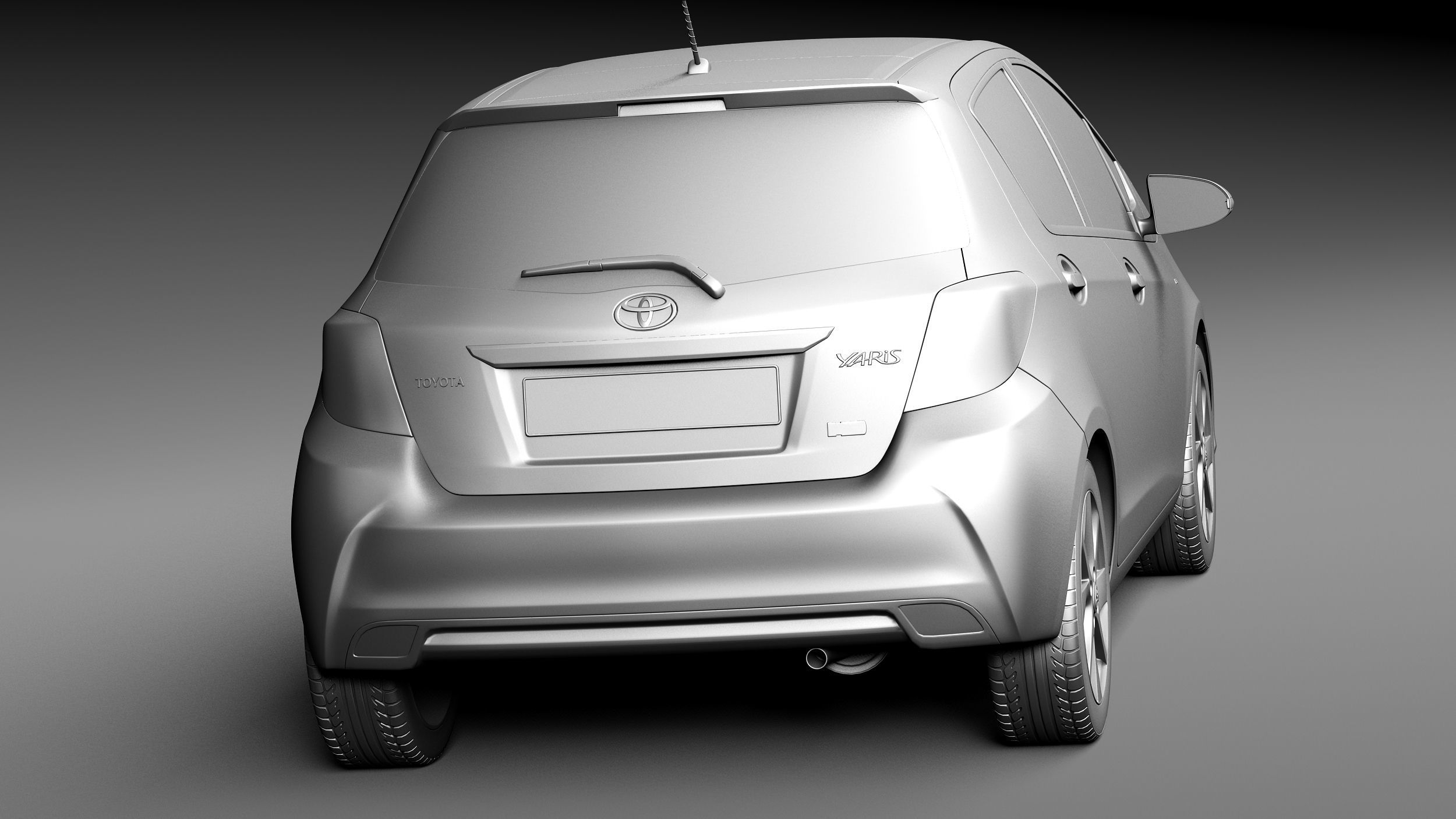 Toyota Yaris 2015 3D model_15